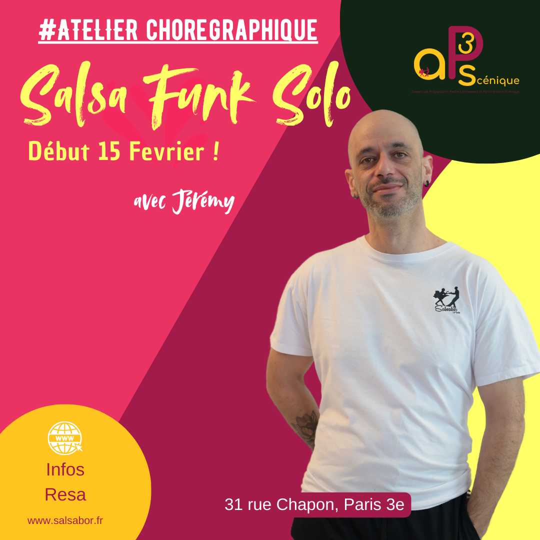 Atelier Salsa Funk Solo avec Jérémy