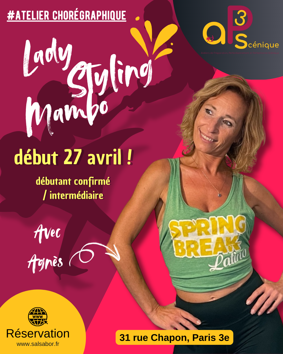 ATELIER CHORÉGRAPHIQUE LADY STYLING MAMBO AGNÈS