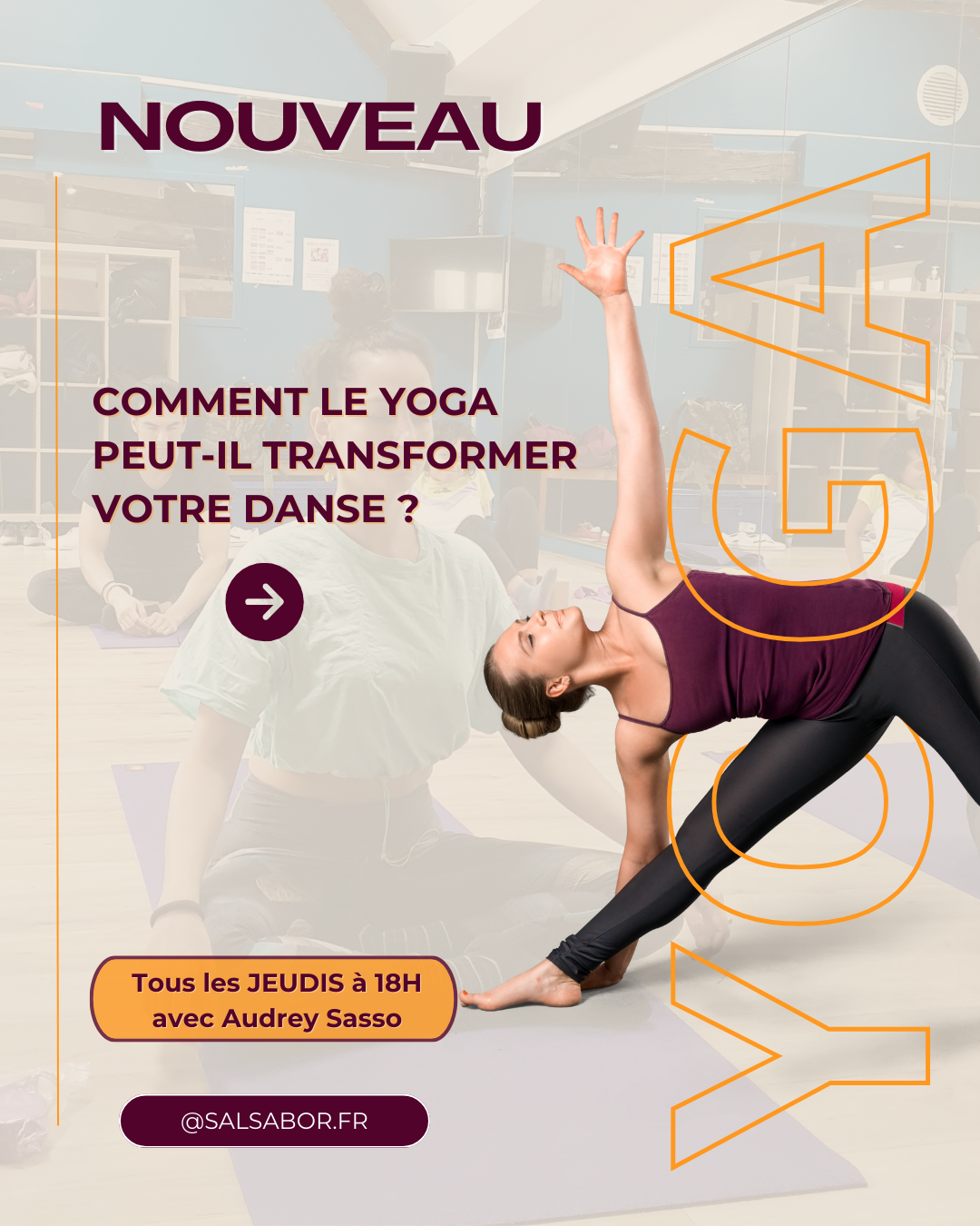 Le Yoga chez Salsabor : accessible, utile… et indispensable pour les danseurs