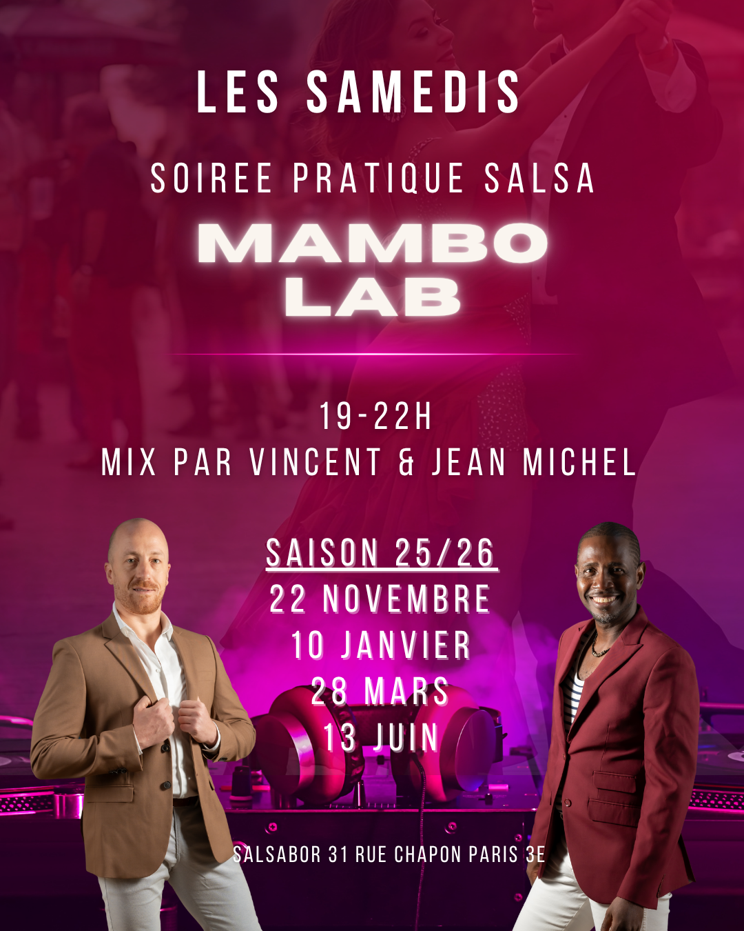 SOIREE PRATIQUE MAMBO LAB