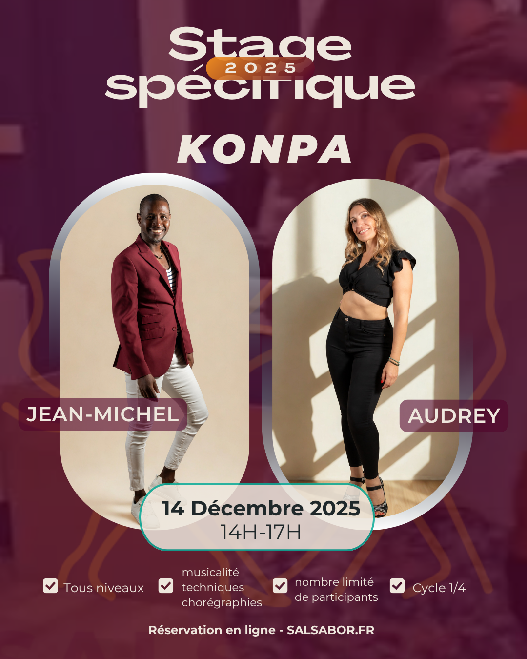 STAGE KONPA AVEC AUDREY ET JEAN MICHEL