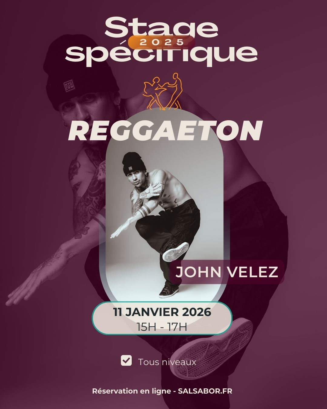 STAGE REGGAETON avec John Vélez