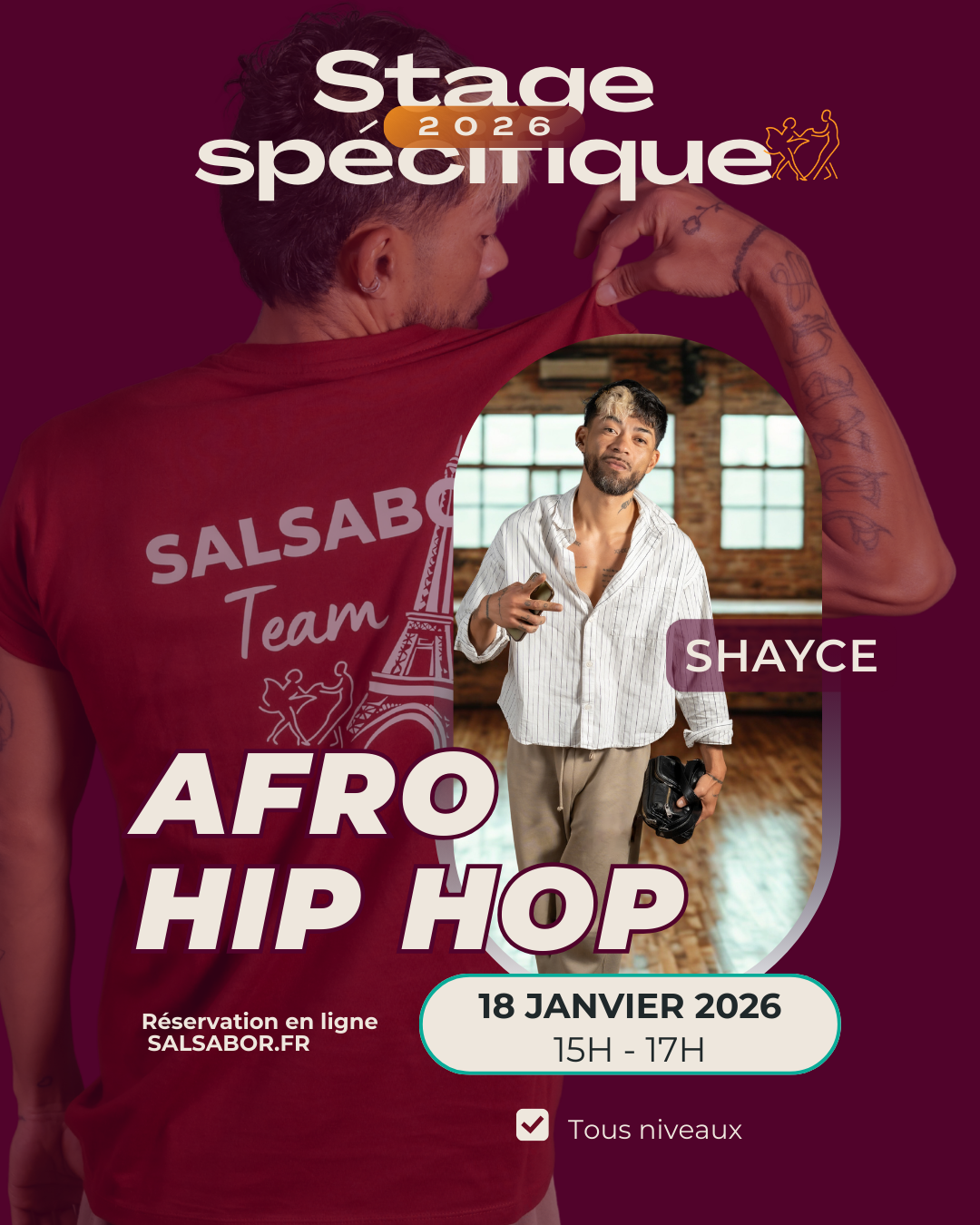 STAGE AFRO HIP HOP avec Shayce