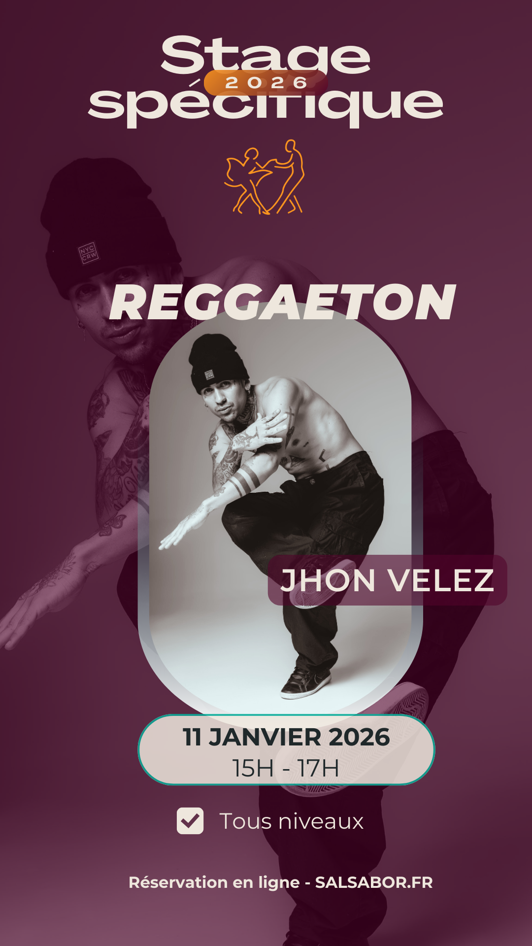 STAGE REGGAETON avec Jhon Vélez